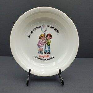 Anchor Dinnerware Campbell's Soup Kids Soup Cereal Bowl Soup is Good Food Bowl